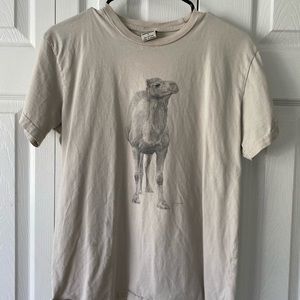 Camel vintage tee